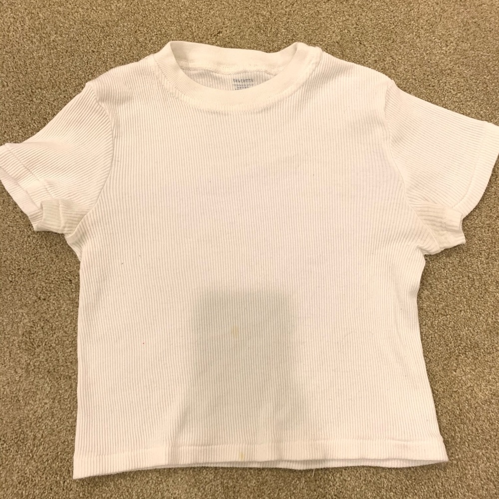 White Pacsun Crop Top